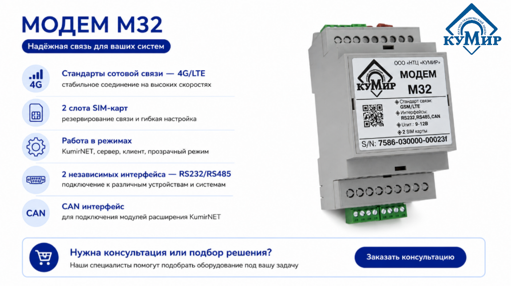 Модем Кумир М32